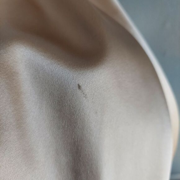 Tahari Gold 100% Silk Crystal Button Long Sleeve Blazer Jacket Size 8 - Picture 10 of 10